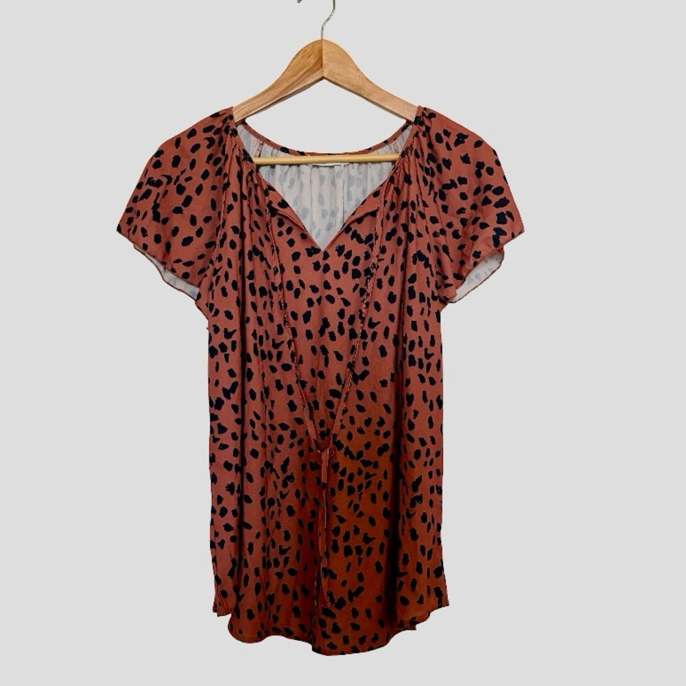 Stylish Women's Leopard Print Blouse